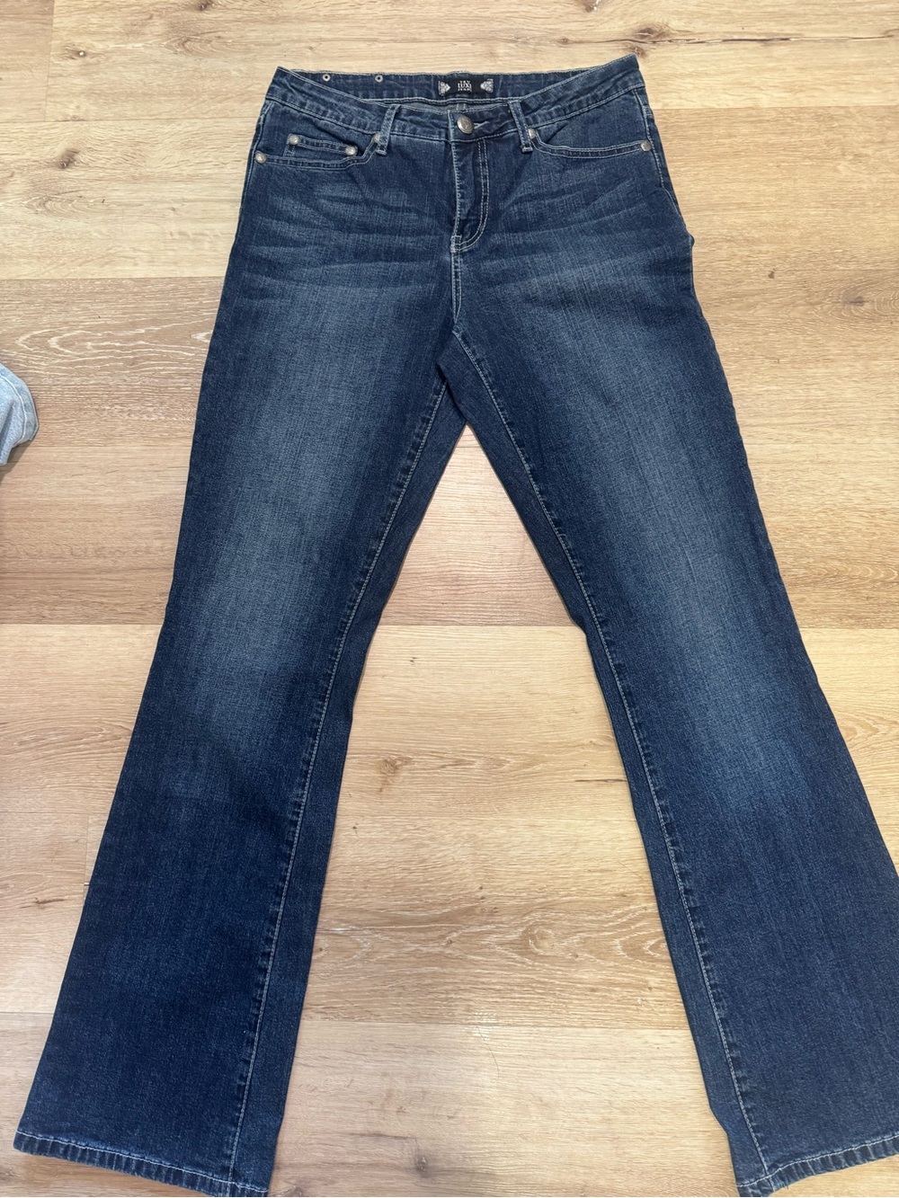 Tru Luxe Jeans Women's Dark Blue Flare Jeans